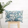 Tecido para decoração Lona Ornamentos florais orientais 280 cm – branco/azul,  thumbnail number 7