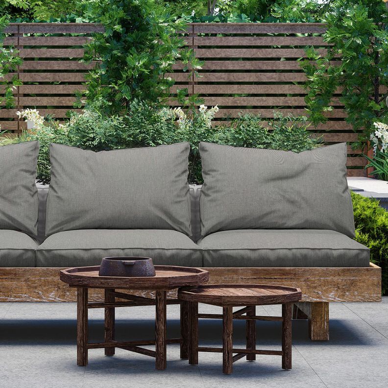 Tecido para exteriores Lona Estrutura fina – cinzento,  image number 5