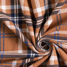 Flanela de algodão Padrão xadrez Estampado | by Poppy – castanho-avermelhado/azul real,  thumbnail number 3