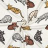 Jersey de algod&atilde;o Gatos | Poppy Fabrics &ndash; natural/castanho,  thumbnail number 3