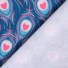 Jersey de algodão Pavo | Stoff&Liebe – azul real/rosa intenso,  thumbnail number 4