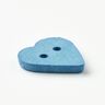 Botão de coração [Ø 15 mm] – azul brilhante,  thumbnail number 3