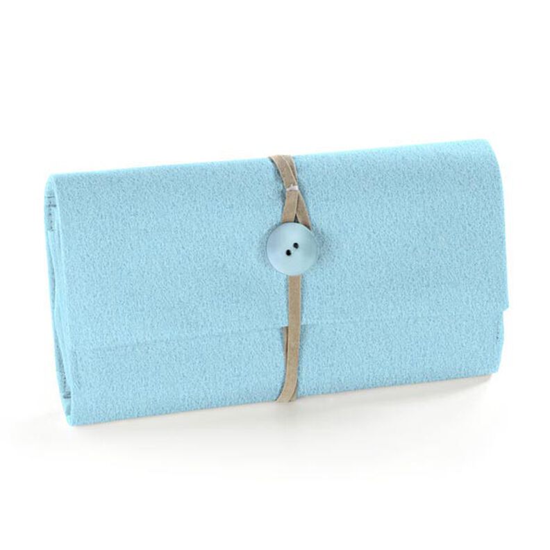 Feltro 90 cm / 3 mm de espessura – azul claro,  image number 4