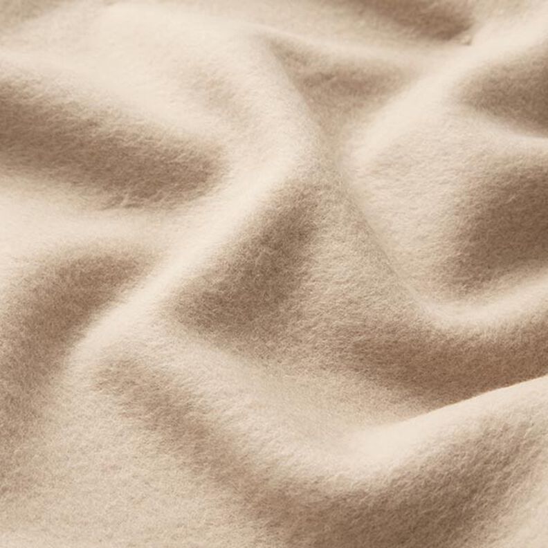 Tecido polar de algodão Liso – amêndoa,  image number 3
