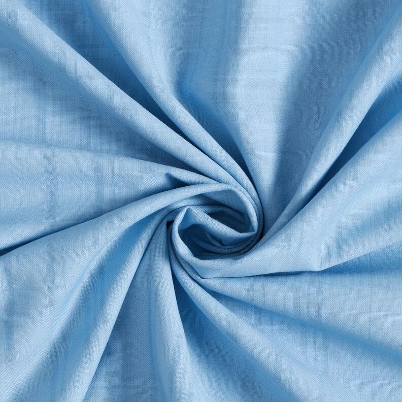 Tecido leve de algodão Xadrez transparente – azul claro,  image number 3