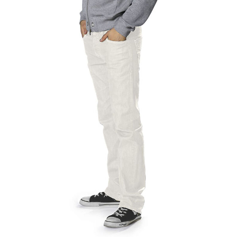 Jeans com stretch Ben – branco sujo,  image number 5