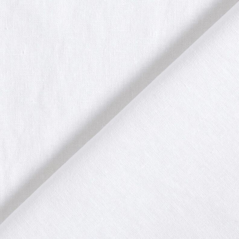 Mistura de linho e algodão, lavado – branco,  image number 3