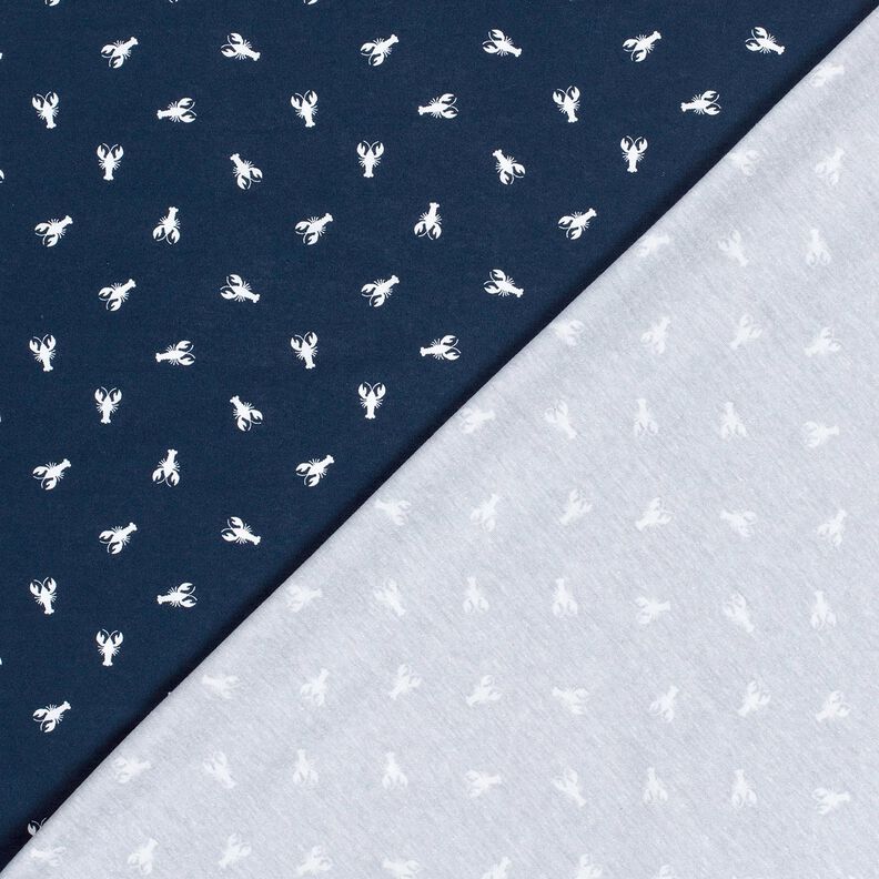Jersey de algodão Camarão-tigre  – azul-marinho,  image number 4
