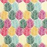 Tecido para decoração Exteriores Folhas tropicais – natural,  thumbnail number 1