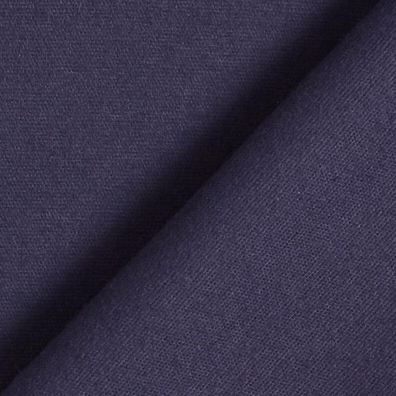 Flanela de algodão Liso – azul-noite,  image number 4