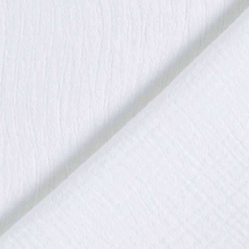 Mistura de linho e algodão Jacquard Padrão ondulado – branco,  image number 1