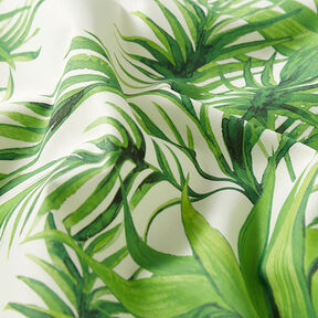 Tecido para exteriores Lona Folhas tropicais – verde claro, 