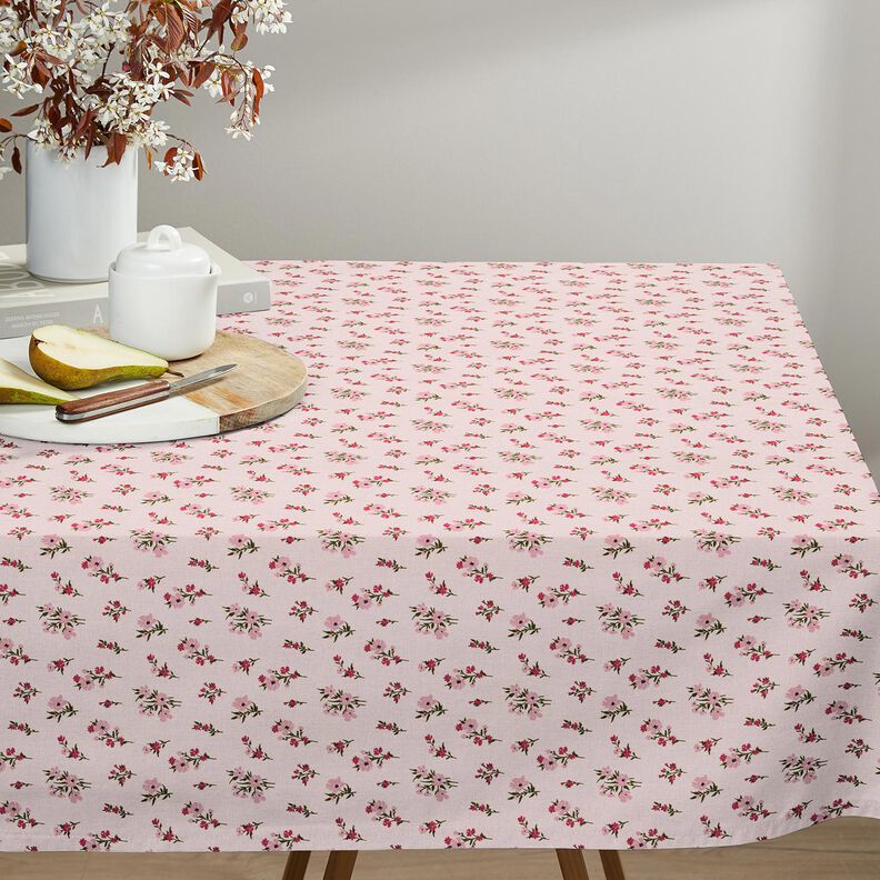 Tecido de algodão Cretone Florzinhas Mini – rosé/rosa intenso,  image number 6