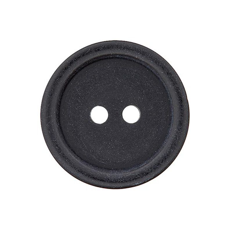 Botão de plástico 2 furos Basic - preto,  image number 1