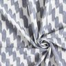 Tecido para fatos de banho Pinceladas – branco sujo/cinza ardósia,  thumbnail number 3