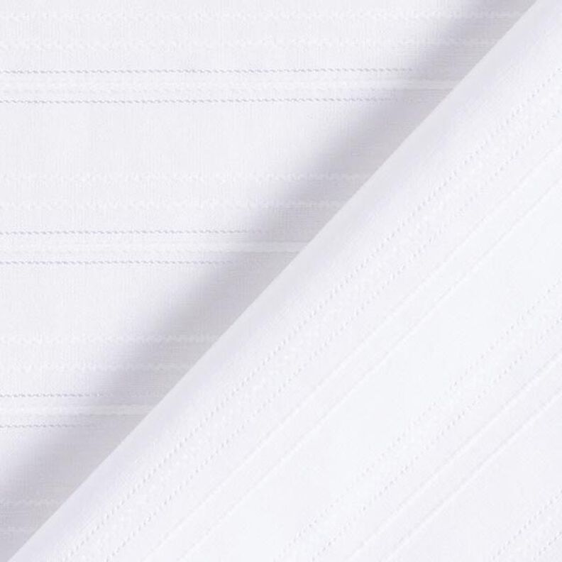 Tecido para blusas Riscas de efeito especial – branco,  image number 4