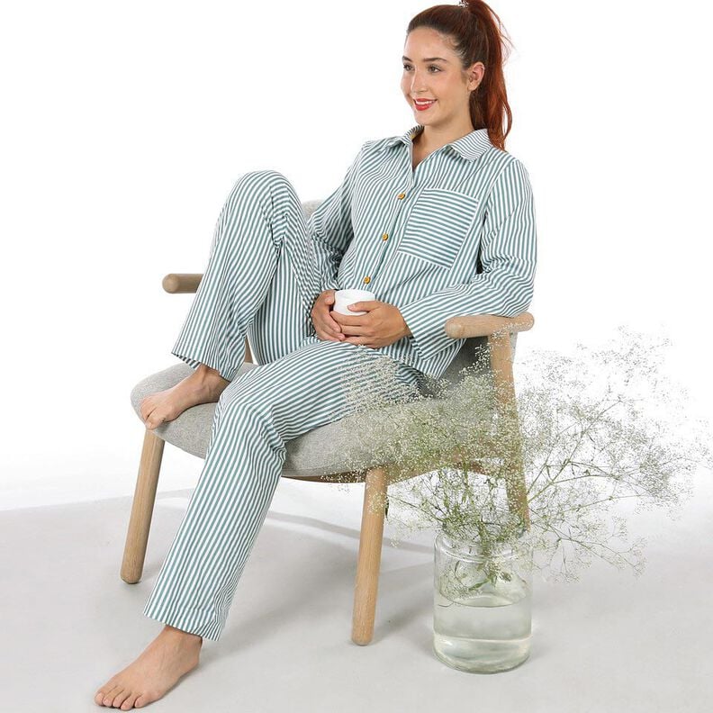 FRAU HILDA Pijama com variações curtas e longas | Studio Schnittreif | XS-XXL,  image number 2