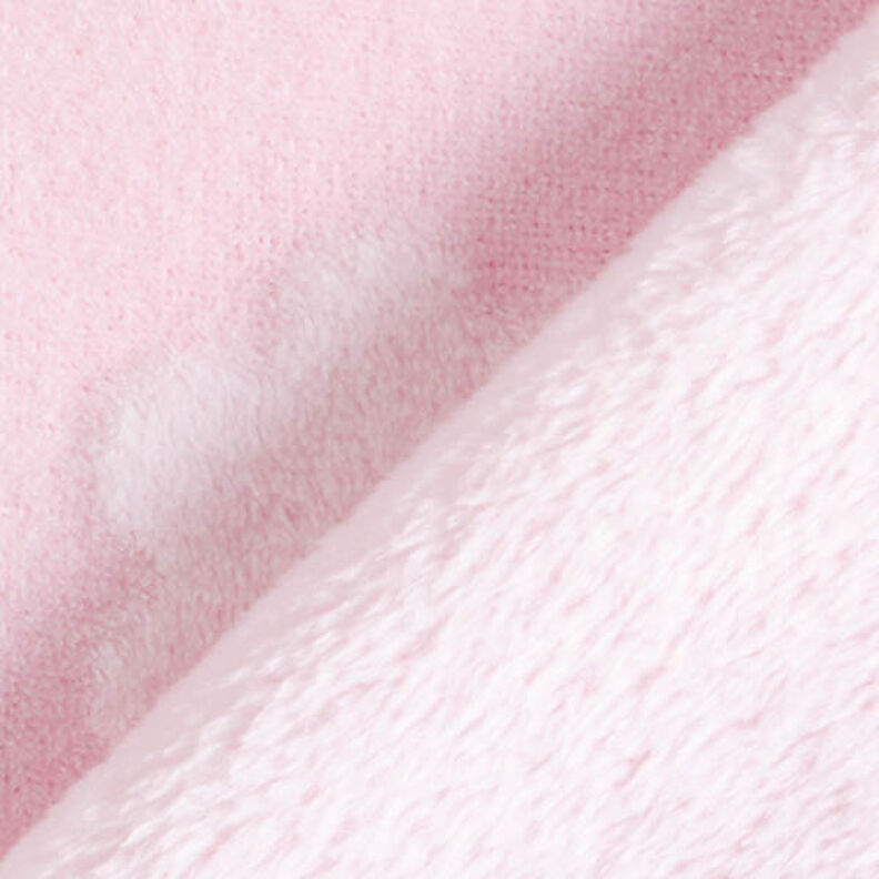 Tecido polar fofinho Estrelas e flores – rosé,  image number 4