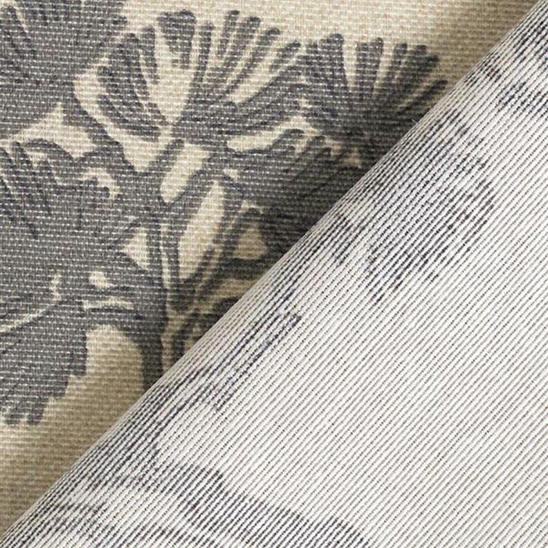 Tecido para decoração Lona Grou chinês – cor de areia/cinzento,  image number 4