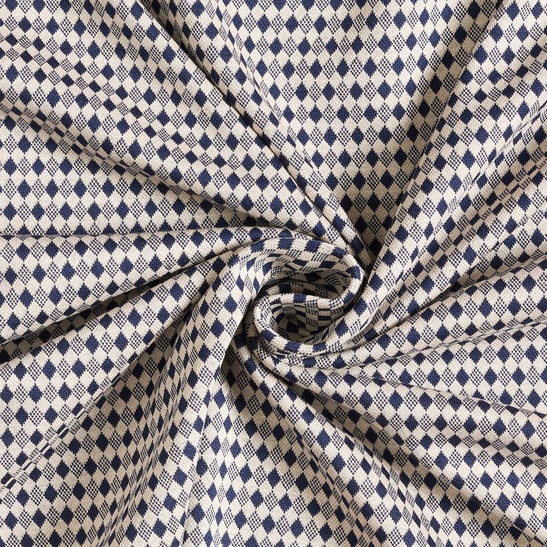 Jersey Romanit Mini losangos – bege claro/azul-marinho,  image number 3