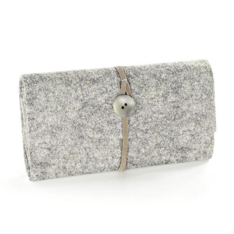 Feltro 90 cm / 1 mm de espessura Melange – cinzento,  image number 4