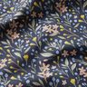 Tecido de algodão Cretone Flores – azul-noite,  thumbnail number 2