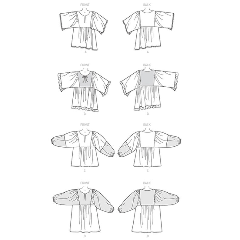 Túnica, McCalls 7325 | 42 - 50,  image number 8