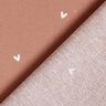 Popelina de algodão Corações delicados – cobre,  thumbnail number 4