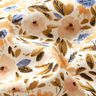 Popelina de algodão Mar de flores – caju/branco,  thumbnail number 2