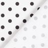 Popelina de algod&atilde;o pintas grandes &ndash; branco/preto,  thumbnail number 6