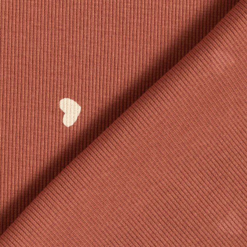 Jersey canelado Corações – vermelho,  image number 4