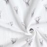 GOTS Musselina/ Tecido plissado duplo Elefante Impressão Digital – branco,  thumbnail number 3
