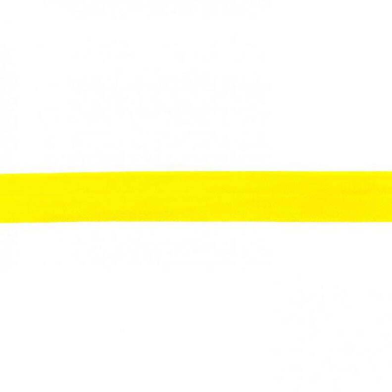 Fita de nastro elástica  mate [20 mm] – amarelo-limão,  image number 1