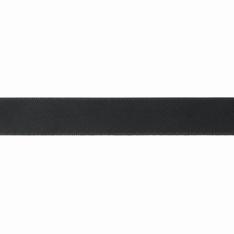 Fita de cetim [15 mm] &ndash; preto,  image number 1