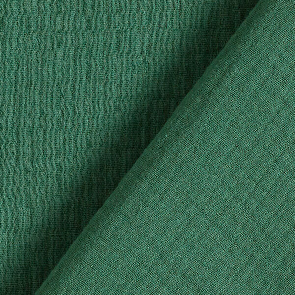 Musselina/ Tecido plissado duplo – verde escuro,  image number 4