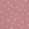Musselina/ Tecido plissado duplo Ramo – rosa-velho escuro/branco,  thumbnail number 1