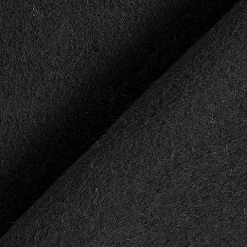 Tecido polar de algodão Liso – preto,  image number 4