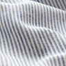 Mistura de linho e algodão Riscas estreitas – azul ganga/branco sujo,  thumbnail number 2