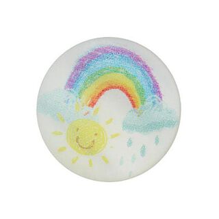 Ösenknopf Regenbogen [ Ø15 mm ] – mistura de cores, 
