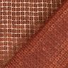 Tecido com lantejoulas Quadrados – bronze,  thumbnail number 4