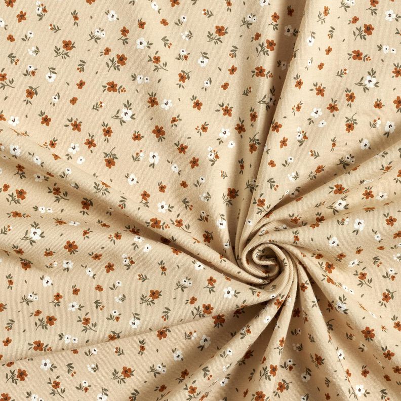 Jersey de algod&atilde;o Millefleur &ndash; cor de areia,  image number 3