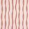 Tecido para decoração Meio linho Panamá Riscas onduladas – vermelho/rosé,  thumbnail number 1