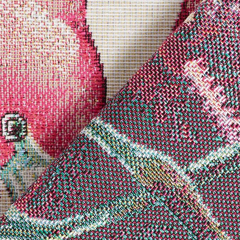 Tecido para decoração Peça de gobelina Flamingo – beige/pink,  image number 4