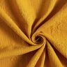 Musselina/ Tecido plissado duplo Gavinha floral Tom sobre tom – amarelo-caril,  thumbnail number 3