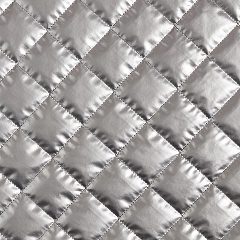Tecido acolchoado Losangos – prata antiga,  image number 1