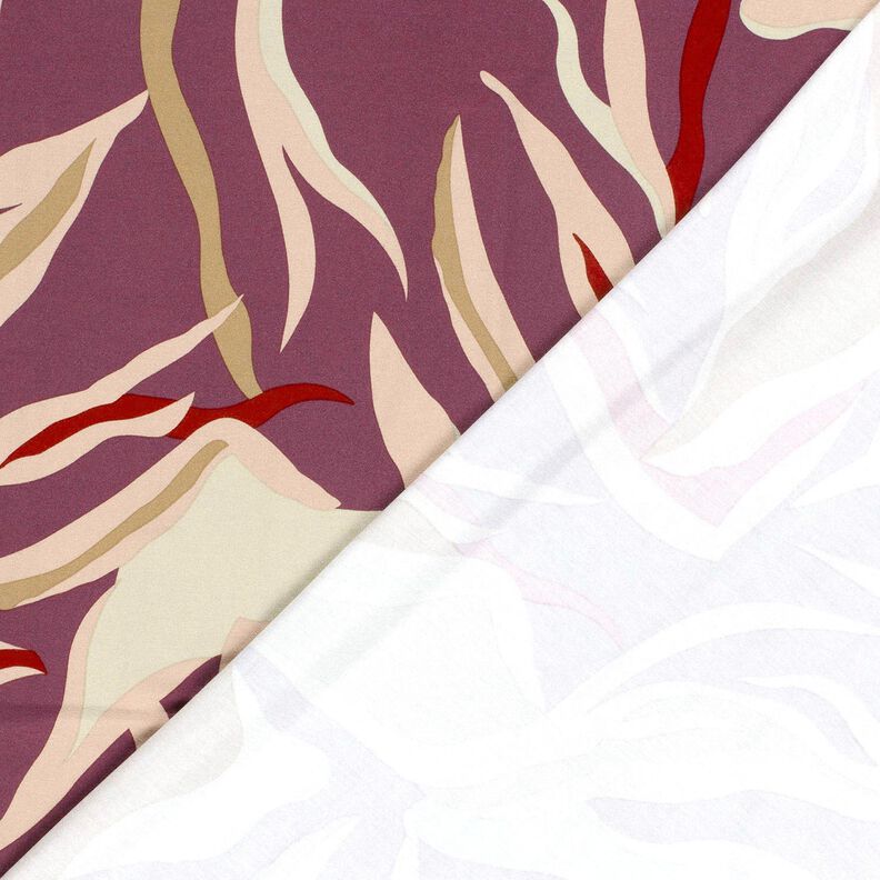 Jersey de viscose Ondas abstratas – beringela/rosa-velho claro,  image number 4