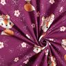 Jersey de algodão Raposa com flores | Glitzerpüppi – uva/laranja-pêssego,  thumbnail number 3
