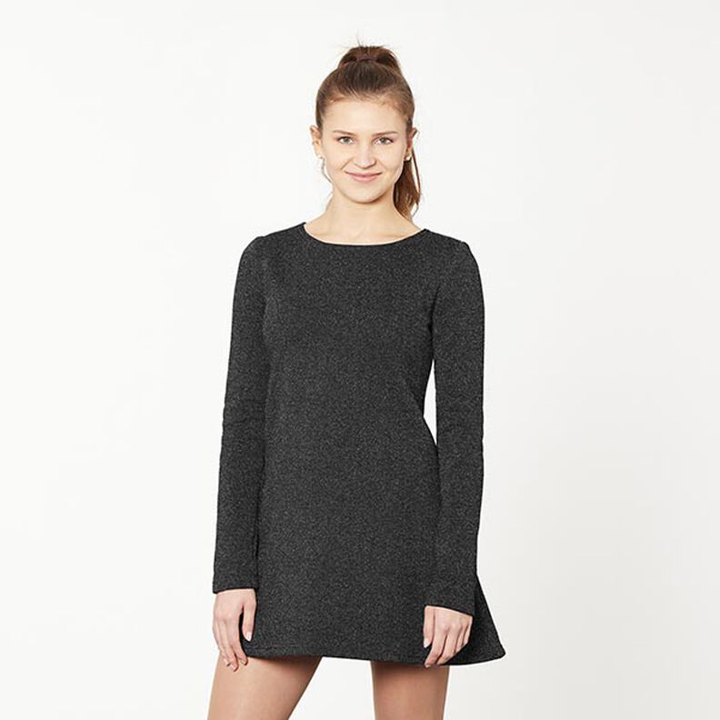 Sweatshirt Glitter – preto,  image number 6