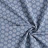 Jersey de algodão flores de brilho – azul ganga,  thumbnail number 3