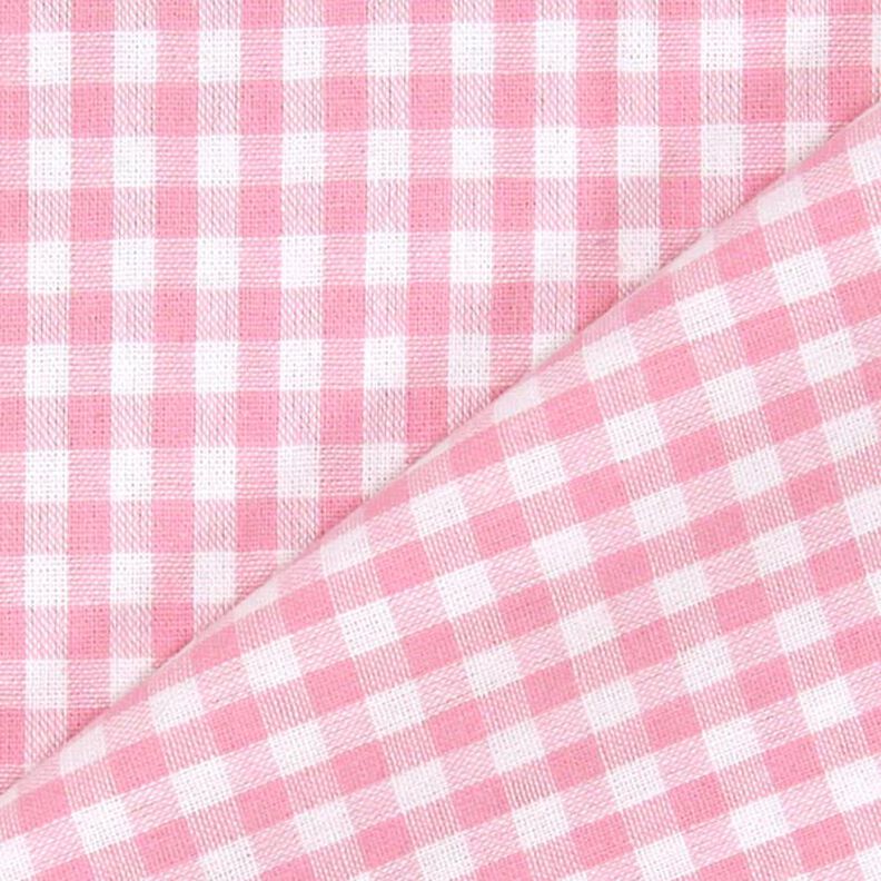 Tecido de algodão Vichy - 0,5 cm – rosa,  image number 3